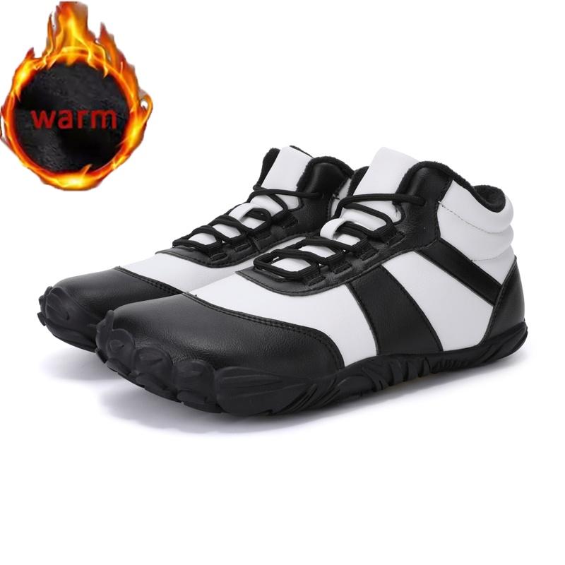 

Зимние водонепроницаемые ботинки для босой ноги мужские женские противоскользящие хлопковые ботинки для активного отдыха, треккинга, пешего туризма, теплые повседневные хлопковые ботинки 36