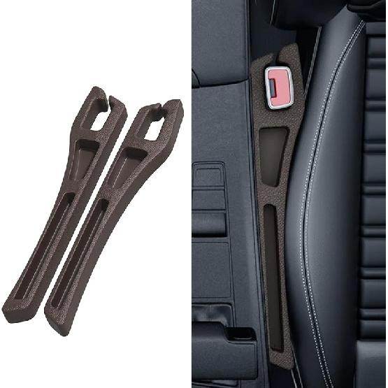 2PCS Car Seat Gap Filler Organizer,Multifunctional Car Gap Filler Organizer Storages Function ,Universal Console Catcher Between Seats Cars Interior