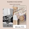 Multi-Clip Socks and Underwear Drying Rack for Balcony or Wardrobe Use