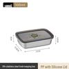304 Stainless Steel Fresh-Keeping & Storage Box for Refrigerator, Ingredients, Picnic, and Lunch.