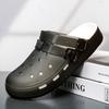 2025 new summer sports and leisure hole shoes cool slippers drive two wear thick-soled light sandals live broadcast 2025