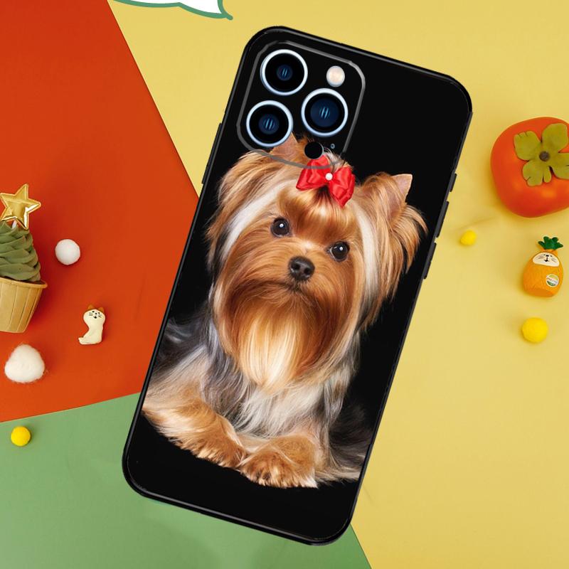 Yorkshire Terrier Dog Phone Case For iPhone 17 Pro Max 16 15 14 13 12 11 Pro Max Plus 12 13 Mini 16e 17 Air Cover