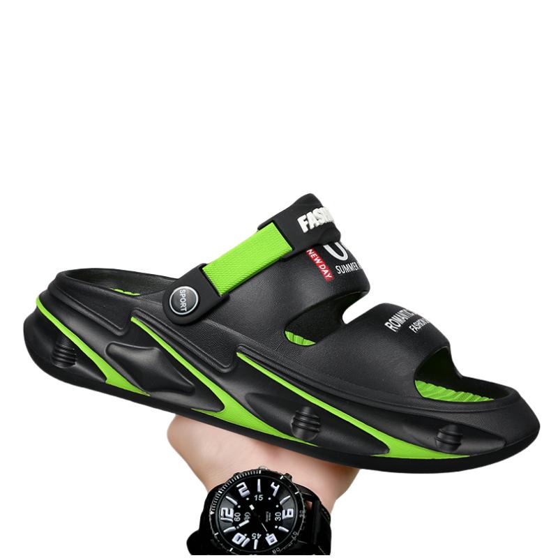 Sandales pour hommes Pantoufles d'extérieur Plage Diapositives confortables Sabots doux épais Chaussures décontractées pour hommes Chaussures d'eau Sandales de plage pour hommes femmes