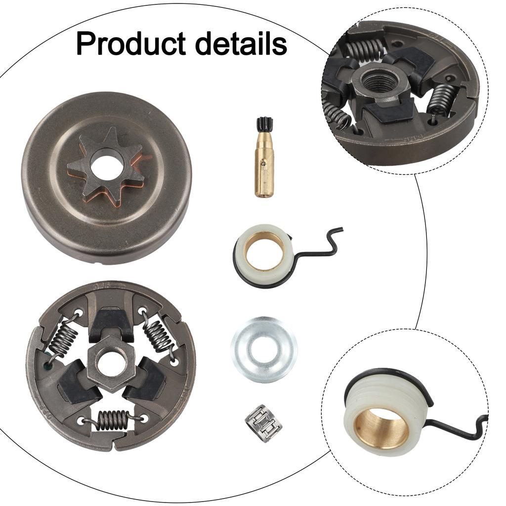 Für MS250 Für SL 025 OEM Ersatz-Kupplungstrommel-Kit Kettensägen-Zubehör Ersatzteile 7-Zahn-Kupplung Enthalten