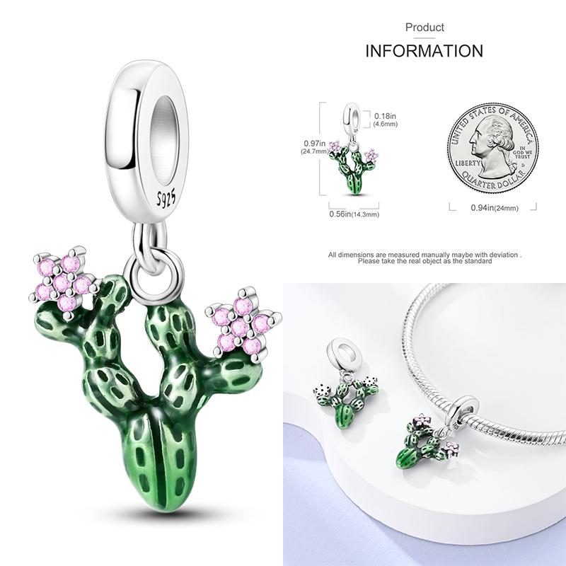 Copper Flowers Butterfly Creative Garden Mushroom Snail Charms Beads Fit Original Bracelets Diy Jewelry