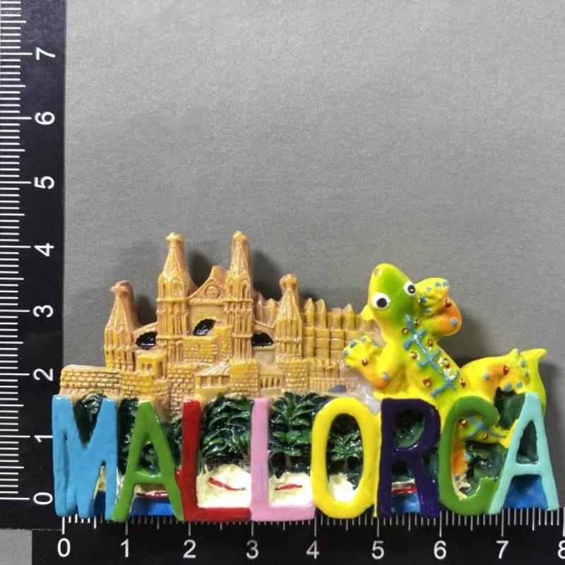 Španělsko Cestovní Suvenýr Ledničkový Magnet, 3D Ledničkový Magnet, Ručně Vyráběný Ledničkový Magnet, Dekorativní Ledničkový Magnet