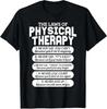 Camisetas Masculinas e Femininas NOVAS Leis Engraçadas da Fisioterapia Metas Motivacionais Mês da Fisioterapia Camiseta P-3GG