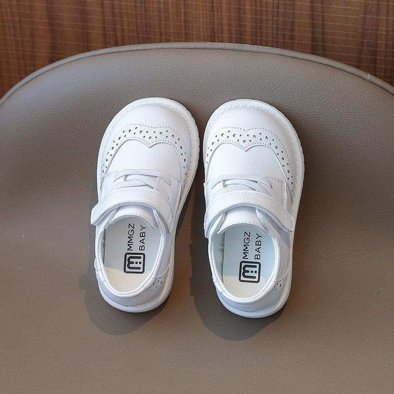 Formal Dress Shoes for Children Classic Evening Party Uniform School Shoes for Girls Gentleman Boy Black PU Leather Shoes H05114