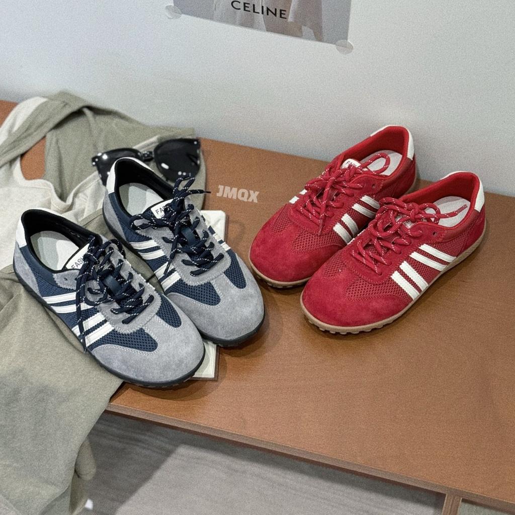 Platform-soled German Training Shoes Women's Forrest Gump Shoes 2025 New Mesh Breathable Sports Shoes Versatile Platform-soled Fashion Casual Shoes