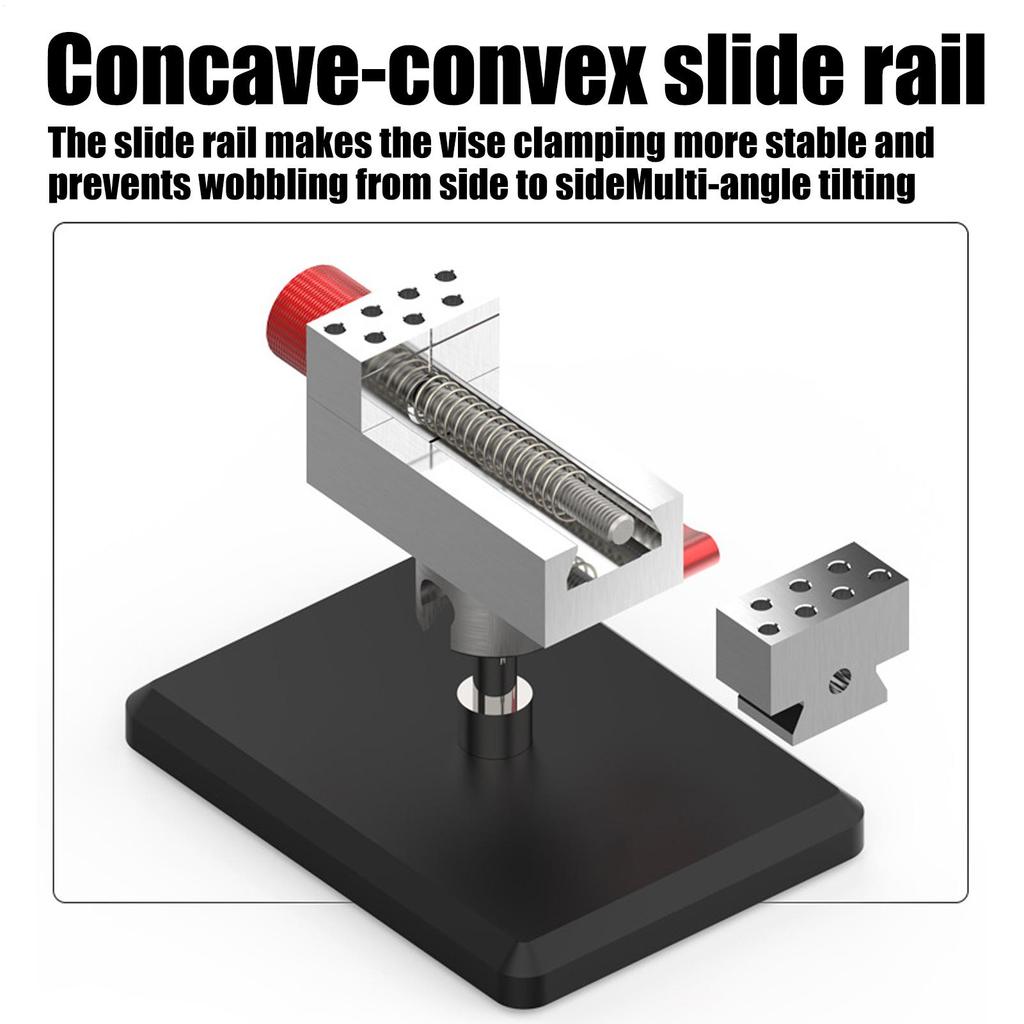 Mini Vise Clamp Home Model Making Supplies Small Workbench Vise For Hobbyists Jewelry Makers Craft Enthusiasts Repairers Artists