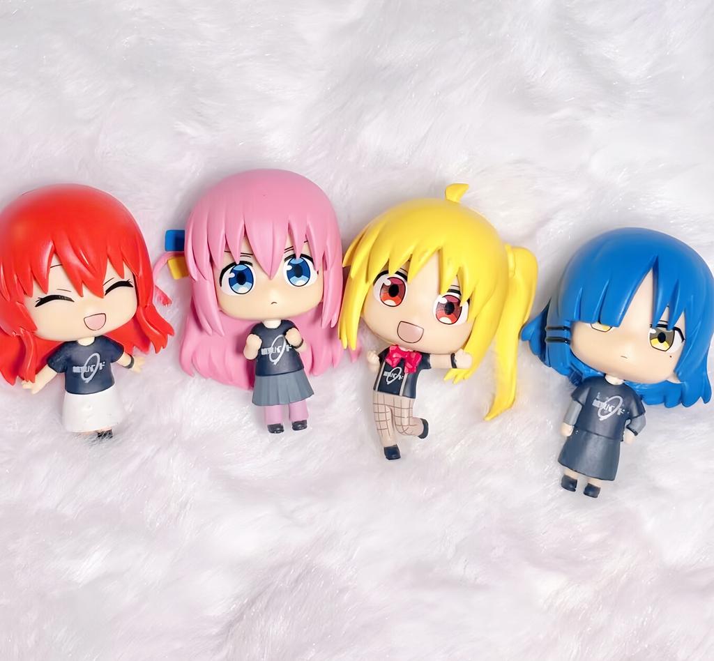 Hot New Bandai Lonely Rock Standing Posture Doll Ornament Goto Yili Joyful And Melancholic Generation Ryo Yamada Mini Figurine