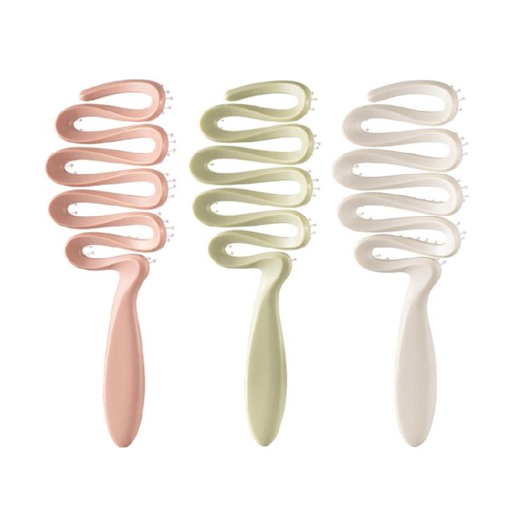 Textured Hair Volumizers Comb Hollow Out Teeth Reduce Friction ABS Plastic For Fine & Thin Hair Types