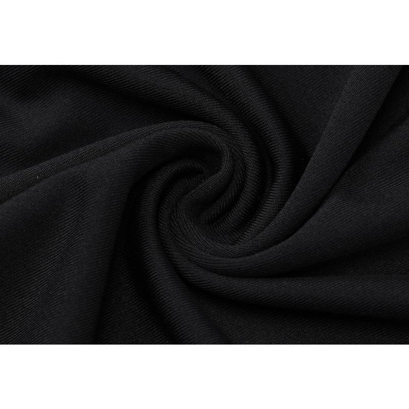 Spring Women's Long Sleeve High Neck Sexy Backless Split Long Dress Fashion Dress