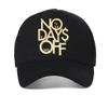 NO DAYS OFF Baseball Cap Summer Outdoor Adjustable Casual Sports Hats Breathable Sunscreen Hat Fashion Mesh Snapback Hats