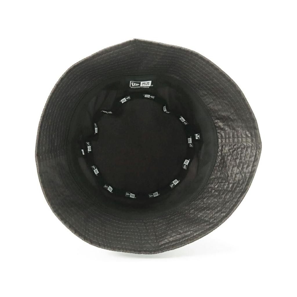 New Era Bucket Yoshiko Hitotsuyama BUCKET01 SB WRAP KH CHA Hat, Collaboration, Charcoal, M/L,