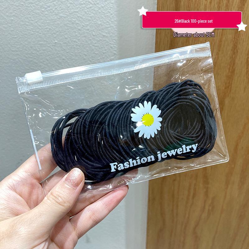 Koreanischer Stil Dünnes Haargummi: Einfaches Damen-Stirnband mit kleinem Gummiband für einen schicken Look