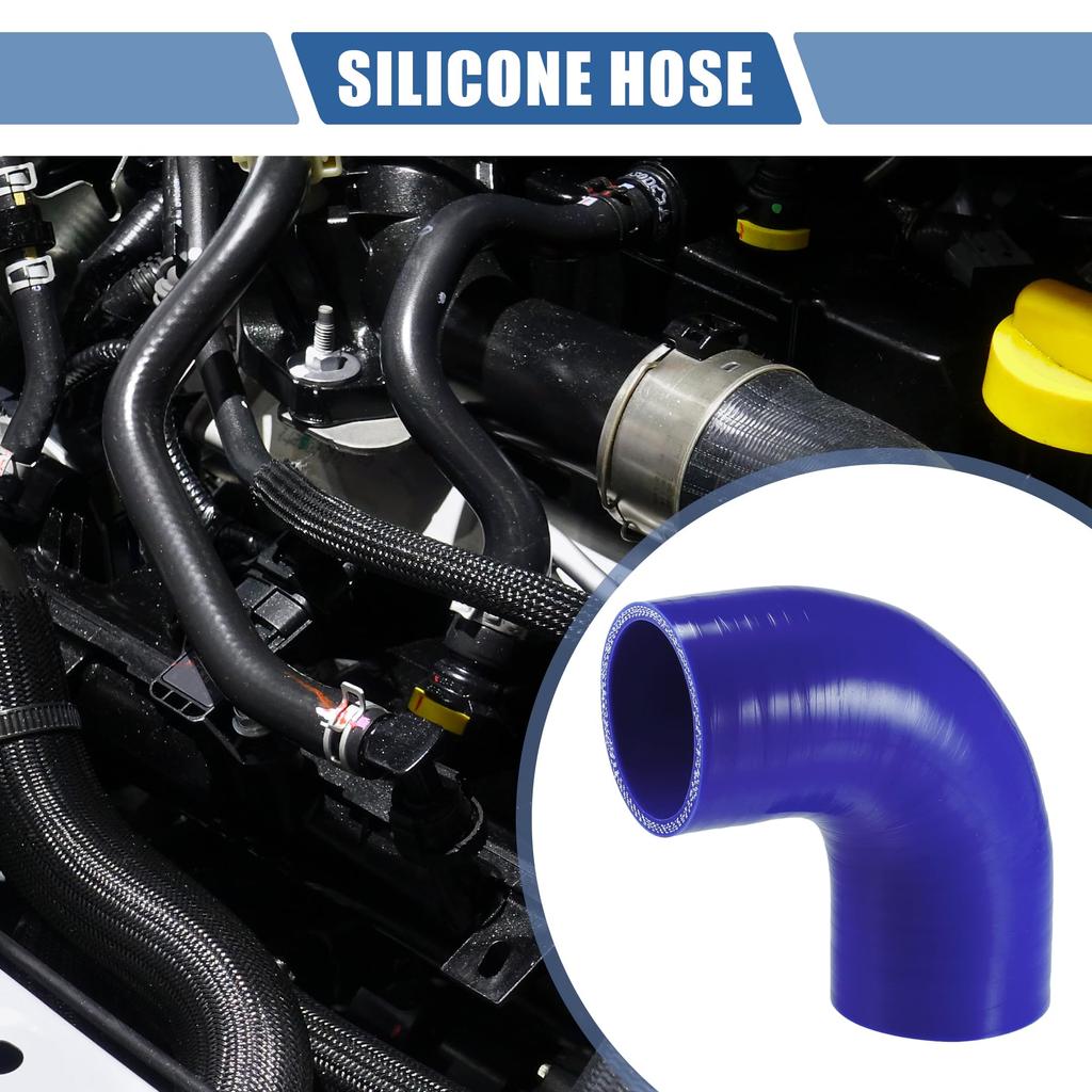 X AUTOHAUX Silicone Hose Silicone Pipe Radiator Hose 1 Piece Inner Diameter 60mm Length