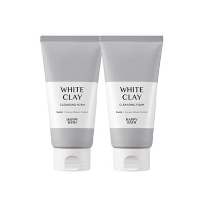 Čisticí pěna s bílým jílem Happy Bath 150g, 150g, 2 kusy
