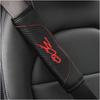 QZXIAOGU Carbon Fiber Leather Seat Belt Cushion Shoulder Pad Soft
