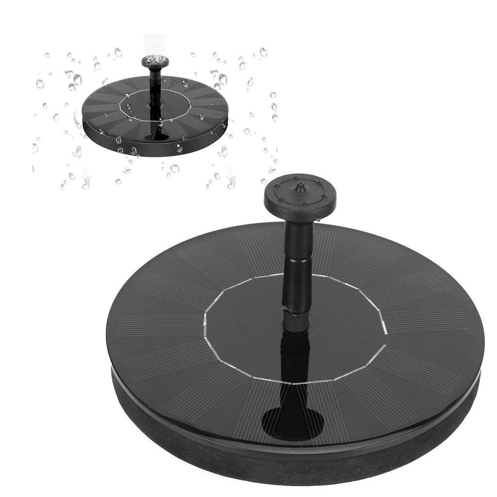 Floating Fountain Outdoor Solar Power Water Fountain Kit Ornament for Garden Landscape601