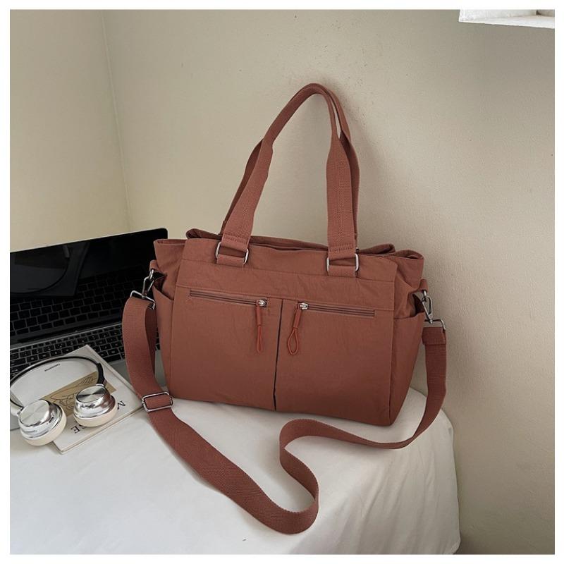 

Canvas bag women s large-capacity new autumn and winter versatile messenger bag shoulder underarm bag commuter tote bag кирпич красный