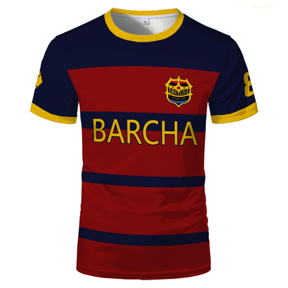 Summer Round Neck 3D Printed Top Casual Short Sleeved Children's Boy T-shirts