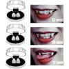 4 Sizes Halloween Vampire Dentures Halloween Vampire Fangs Teeth With Adhesive For Cosplay Realistic Horror Props Halloween Party