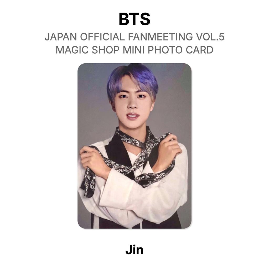 BTS JAPAN OFFIZIELLES FANMEETING VOL.5 MAGIC SHOP MINI-FOTOKARTE Offizielle Fotokarte