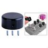 Aluminum Guitar Pedal Footswitch Topper Foot Nail Cap with Set Screws & Wrench Non-slip Stomp