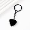 Stainless Steel Heart-Shaped Photo Frame Keychain with Smooth Mirror Finish