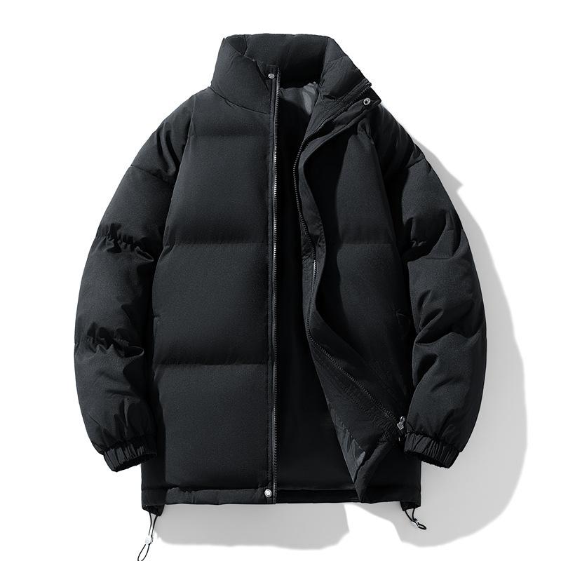 

Padded-on Men s Winter Coat, Padded Clothes, Couples Wear Bread Clothes On Both Sides, Padded Jackets, Thickened Warm Jackets 4XL чорний