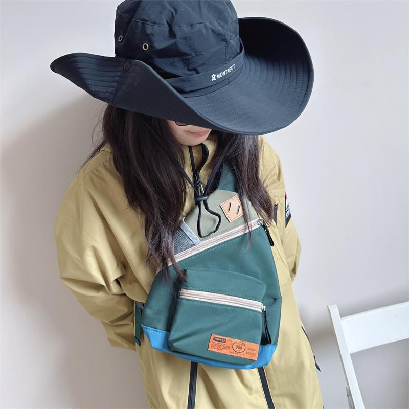 Fashion Children Shoulder Bag With Color Block Design For Casual School Outings