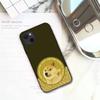 Roztomilý pouzdro na telefon Dogecoin Doge pro iPhone 11 12 Mini 13 14 Pro XS Max X 8 7 6s Plus 5 SE XR skořepina