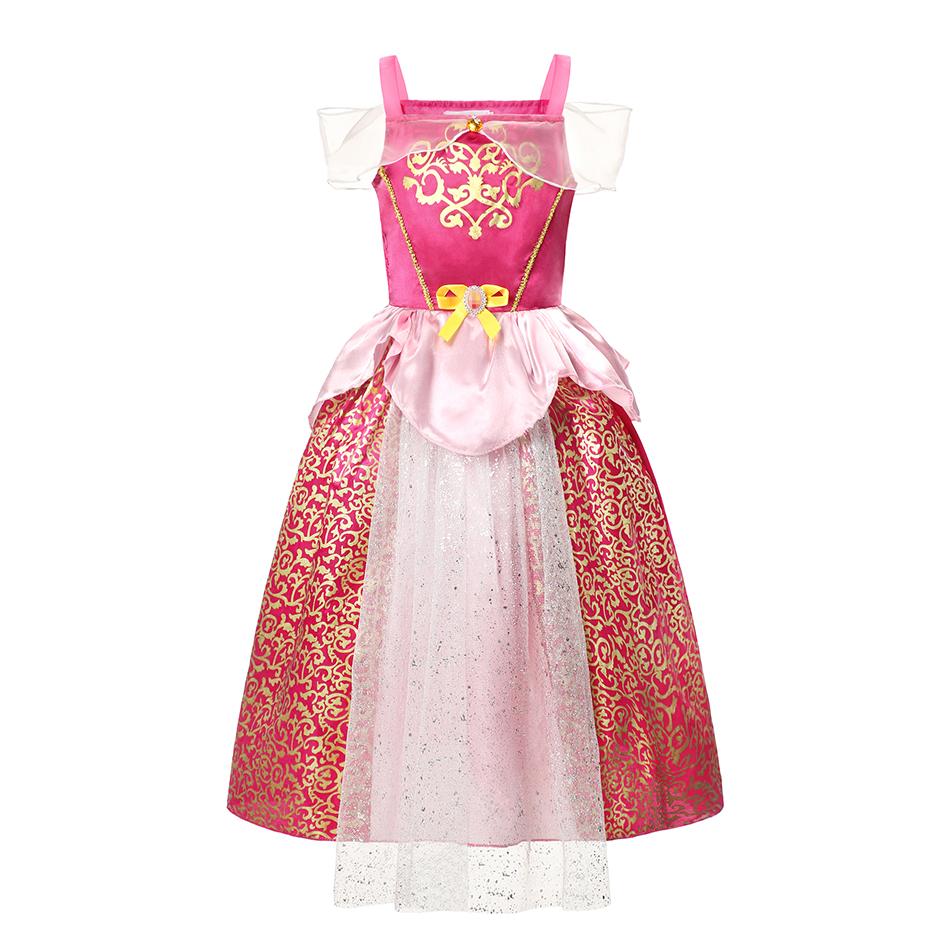 Mädchen Prinzessinnenkostüm Kinder Party Halloween Cosplay Kleider Weihnachten Geburtstag Karneval Verkleidung Rapunzel Verkleidung Kittel