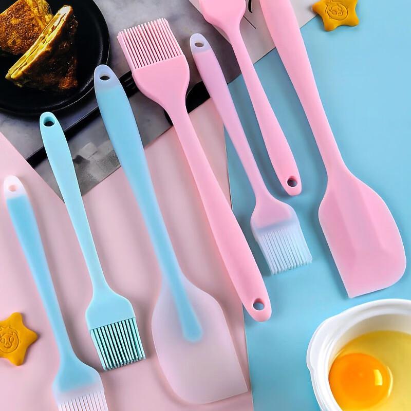Silicone Oil Brush and Spatula Set