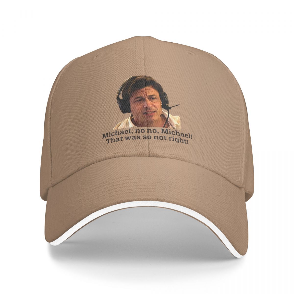 

No Michael Meme F1 Car Racing Washed Unisex s Baseball Cap Cycling Trucker Snapback Caps Dad Hat Golf Hats one size