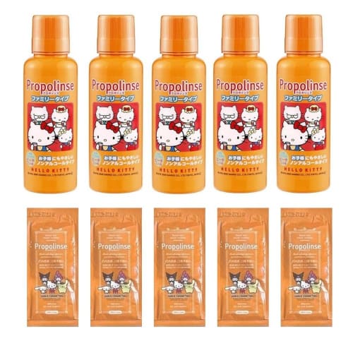 

Acacia Style Pierres Propolinse Kitty Family Type Non-Alcoholic Trial Size 150ml Set of 5 (Bonus Included) - Each Bottle Comes with a Packet