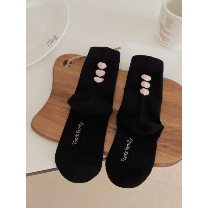 

Леди Весна и Осень Каблук Сердце к Сердцу Сладкий Ветер Показать Тонкие Гольфы-Трубы 1 pair чёрный