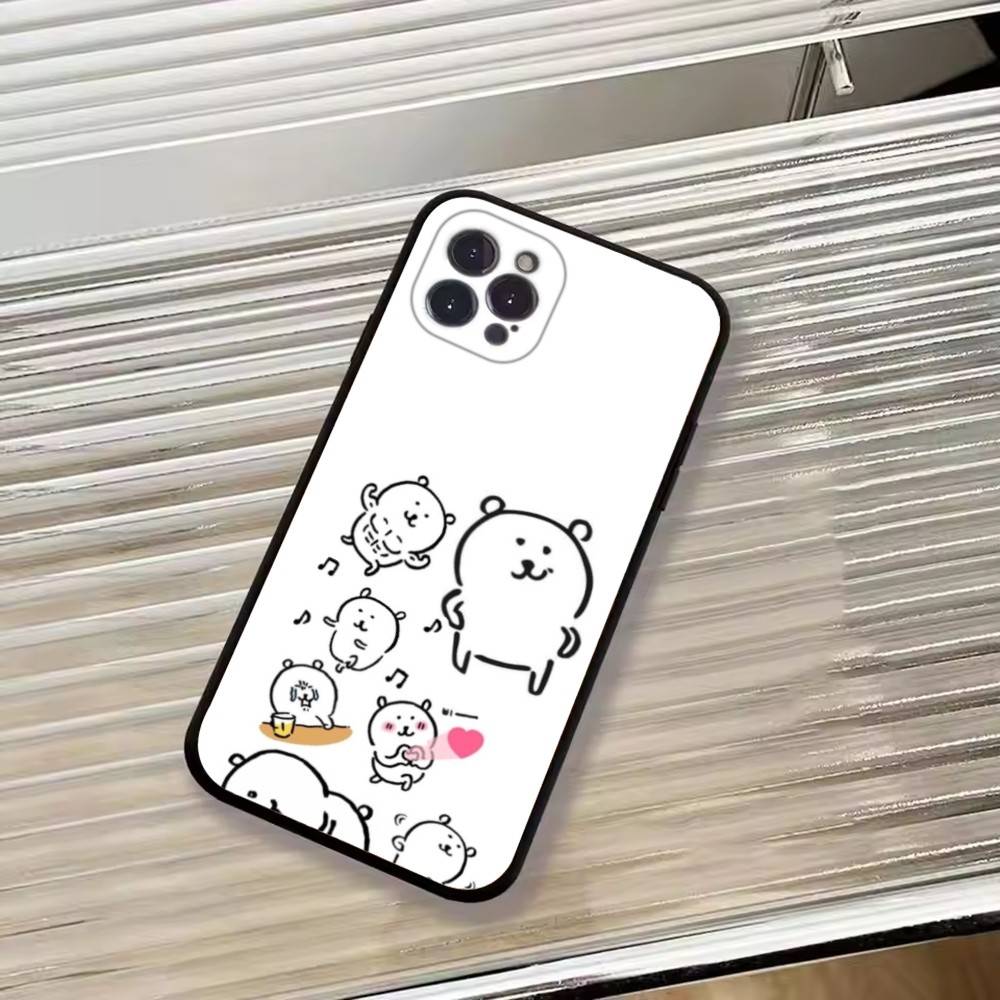 Funny Cartoon J-Joke B-Bear Phone Case For iPhone 17, 16,15,14,13,12,11 Plus,Pro Max, Others Soft Black Cover