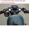 Karun CNC Aluminum Mm Handlebar Replacement for Honda NSR 250 CB 750 Nighthawk ZX6R Yamaha TZR250 Universal Cafe Racer Tilt Angle Bar Assembly Black