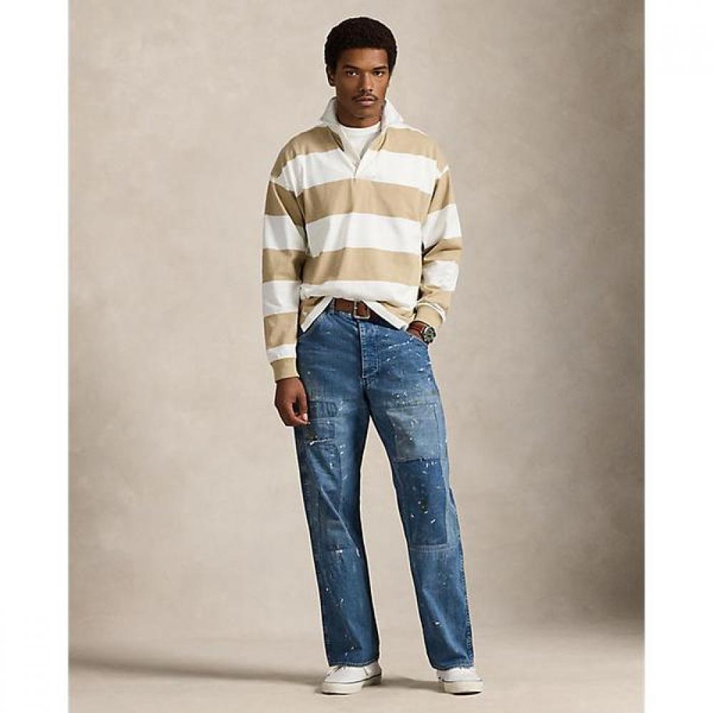 Polo Ralph Lauren Men S Big Fit Stripe Rugby Shirt Mnpokni16825073101