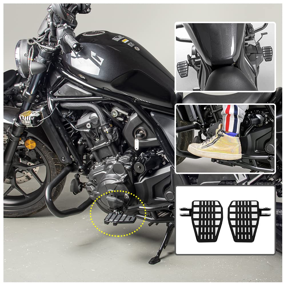 Motorcycle CMX1100 CM1100 Wide Foot Peg Pedal 21-23, Aluminum Foot Rest Foot Peg Extension