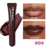 Samtiger Lipgloss in nackten Farben, Feuchtigkeitsspendender leuchtender langanhaltender hydrierender Spiegel-Flüssiglippenstift, Leicht und angenehm