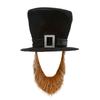 Abrahams Lincolns Costume Accessories Beard Mustache Top Hat Necktie Presidents Day Costume Halloween Cosplay Costumes