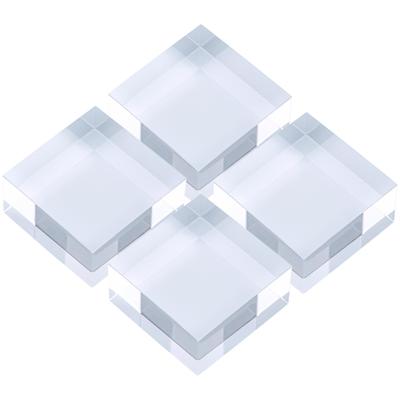 Tsukushi Science Akryl 4 til og som en Klar Udstilling 60mm Blokke, 60x60x30mm, Stykker, Klar, Udstilling, Fotografering, Base, Stander, Rektangulær, Kasseformet,