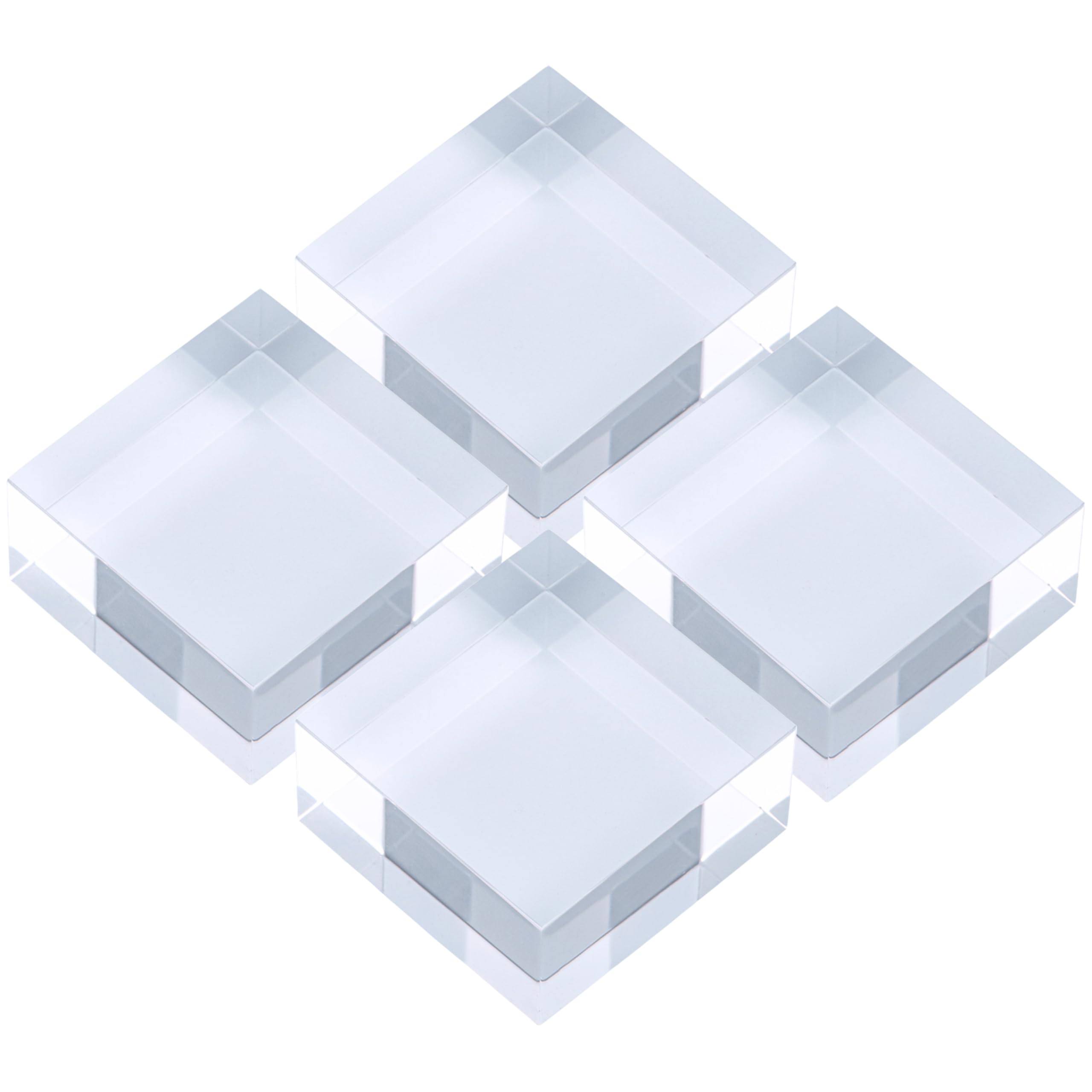 

Tsukushi Science Acrylic 4 for and as a Clear Display 60mm Blocks, 60x60x30mm, Pieces, Clear, Display, Photography, Base, Stand, Rectangular, Cuboid,