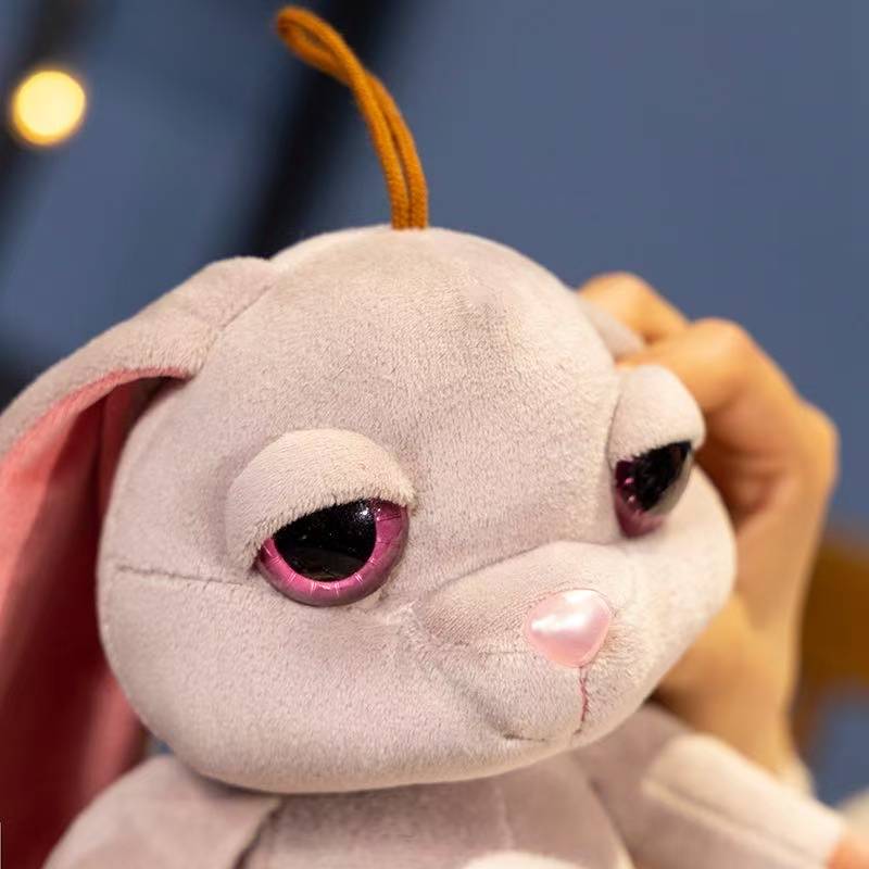 Latest Fun Zoo Big Eyes Animal Doll Kawaii Stuffed Plush Toy Handmade Doll Cartoon Anime Cute Children's Birthday Gift Doll