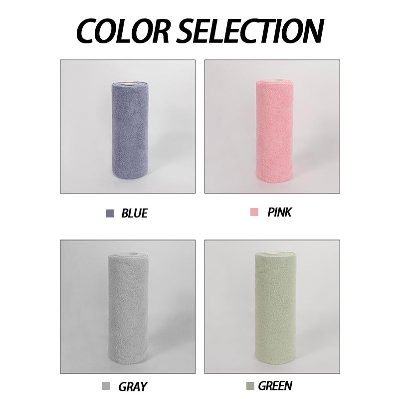 25cm×25cm Lappen Mikrofaserhandtücher Rolle/Ölabweisende Spülschwämme/Spültuch Handtuch/Küchenlappen Handtuch/Küchenreinigung Spültuch