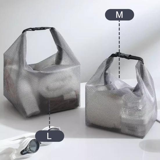 Waterproof Gym Clothes Storage Bag Large Capacity Foldable Portable Swimsuit Towel Wet Dry Bag Leakproof Travel Toiletries Bag