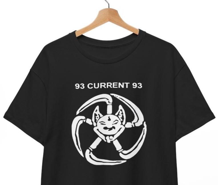CURRENT 93 Shirt - Looney Logo T-Shirt , Music Band Punk Rock Gothic Unisex tee 4XL